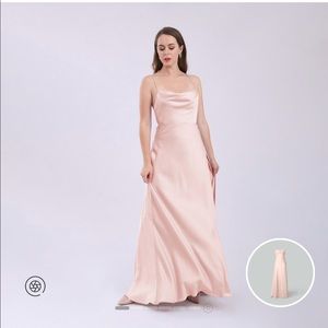 Fame and Partners Pale Pink Gown - size 8